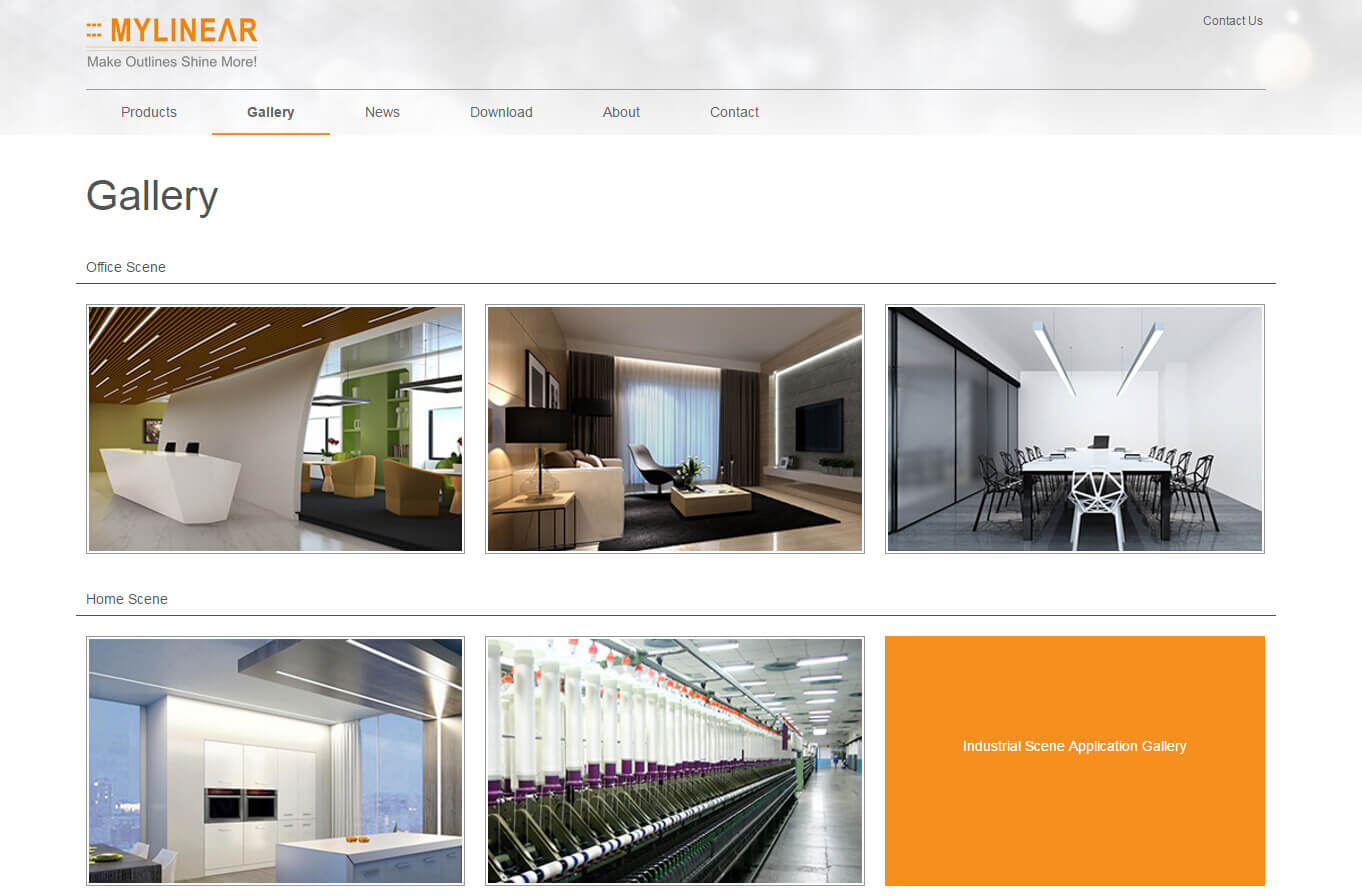 iOrangeLight橙色产品展示企业网站定制