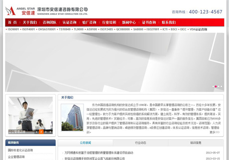 RedService咨询管理服务企业网站定制