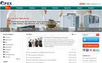 Apex外贸公司英文网站Phpcms蓝色企业模板