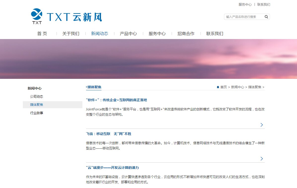 iBlueSimple蓝色简洁企业网站模板_003