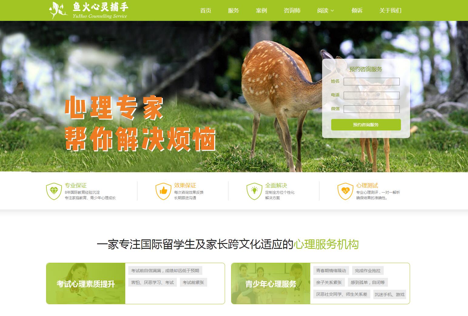 iGreenConsultation绿色咨询企业网站定制