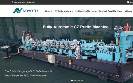 Novotek Machinery响应式自适应外贸企业网站定制