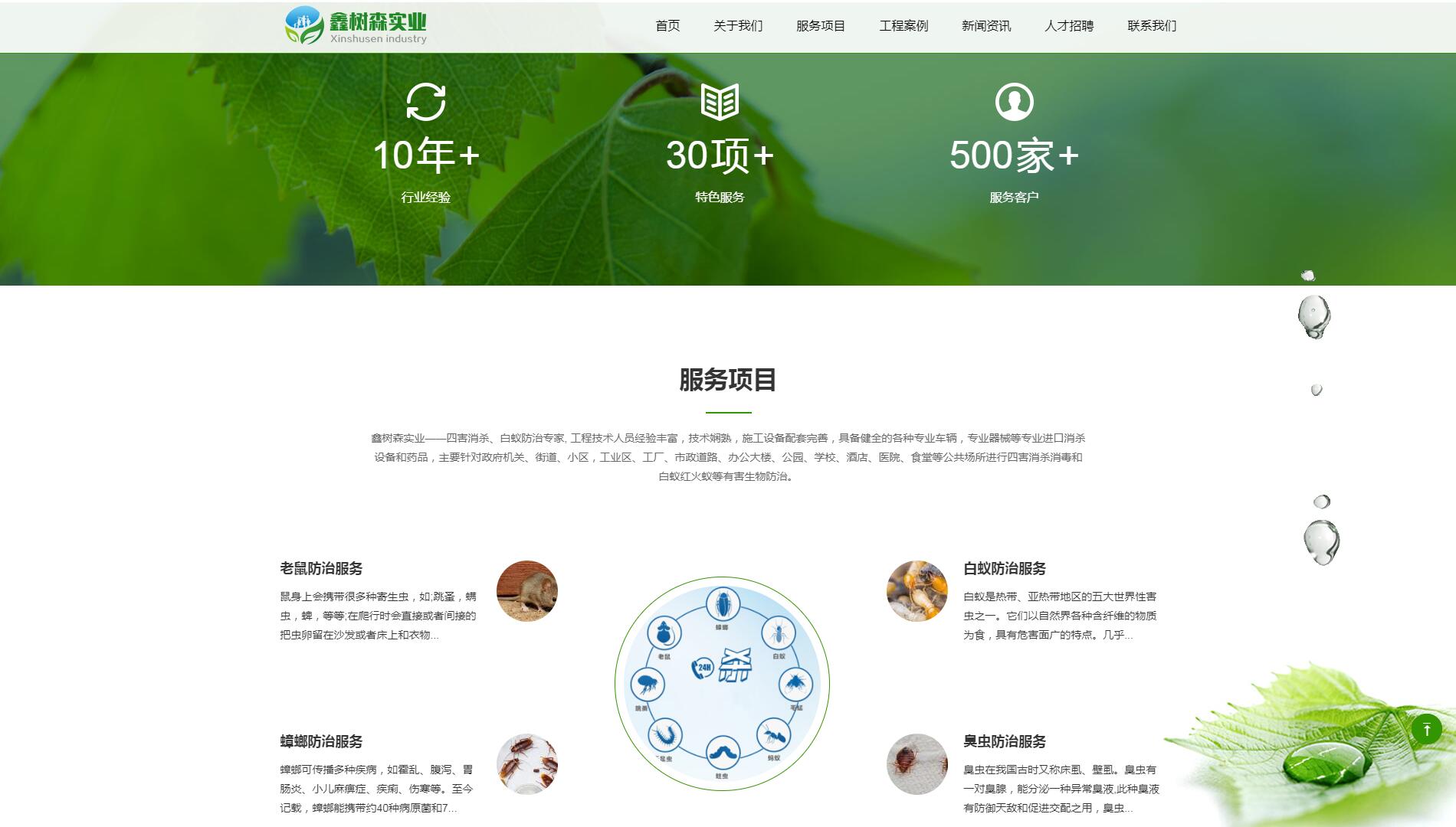 iGreenIndustry绿色响应式自适应企业网站定制