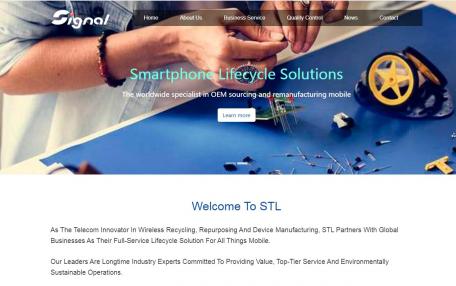 Signal Technology响应式企业网站定制