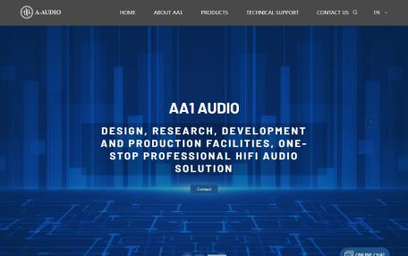 AA1 Technology Electronic中英文双语响应式自适应企业网站定制